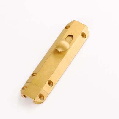 China Modern Barrier Closing Device Barrel Bolt Door Brass Windows Lock Bolt With Screws Slide Barrel for sale