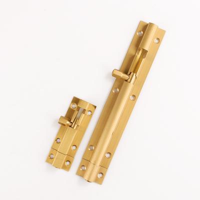 China Modern Barrel Bolt Door Solid Brass Windows Lock Bolt With Screws Slide Barrel for sale