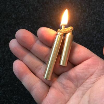 China Europe Refine Ultra All Kerosene Copper Manual Igniter Retro Asbestos Sandstone Pure Copper Wheel Lin Nostalgia Lighter Pack Mail Fire for sale