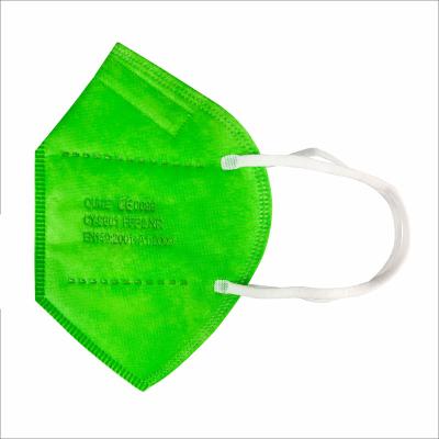 China FFP2 Non-medical filtering half face mask ffp2 face mask respirator multicolor fruit green mask for sale