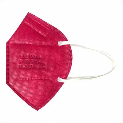 China FFP2 Non-medical filtering half face mask ffp2 face mask multicolor purplish red respirator mask for sale