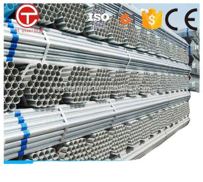 China Structure Pipe Hot dip galvanized steel pipe for building material for sale