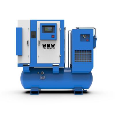 China 7.5kw 15kw 22kw 37kw Screw Compressor 100% Oil Free Oil Free Screw Air Compressor Oil Free Screw Air Compressor for sale