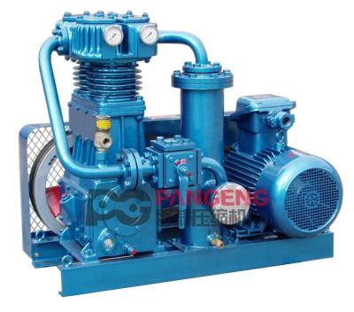 China Oil Free Liquid Vapor Recovery Compressors (LPG Compressor) Oil Free Piston Reciprocating Double Row Compressor for sale