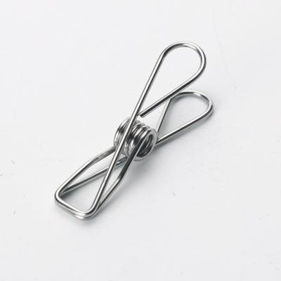 China Navy 316 Stainless Steel Minimalist Popular Clothespin Fashion Clothing Hanging Pegs 304 Stainless Steel Laundry Clips for sale