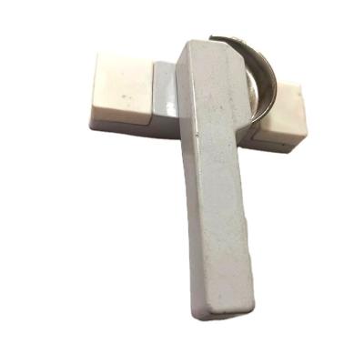 China Modern Door Window Plastic Zinc Alloy Accessories Lock Cylinder Crescent Lock Sliding Window Lock for sale