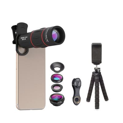 China 2020 Hot Selling Photography Lens In Amazon Camera Universal 18X Telephoto Zoom Mobile Phone Lens For iPhone for sale