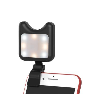 China Apexel Phone Selfie Light Portable Mini Portable USB Smart Rechargeable Flash Light with Phone Clip for sale