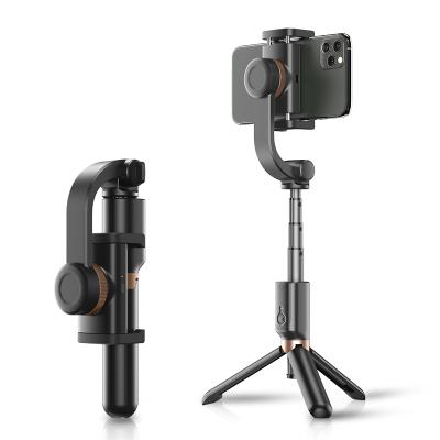 China Multifunctional Folding Gimbal Tripod Stand 3 in 1 Selfie Stick Wireless Portable Stabilizer for Smart Phone for sale