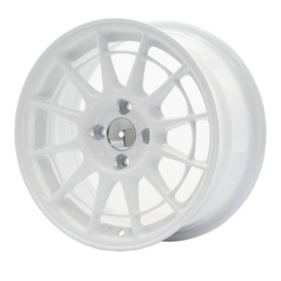 China 15 Inch Rim White Aluminum Alloy Painted 8 Holes 4x100 114.3 Custom Wheels Aluminum Rims for sale