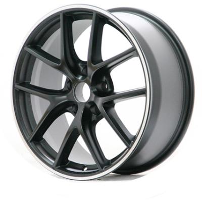 China Aluminum alloy 18 inch matte black rims 4 holes 5x100 112 114.3 car alloy aluminum wheels for sale