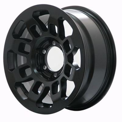 China Aluminum Alloy 17/18 Rines 5 Black Customized 6 Hole 18 Inch Aluminum Alloy Wheel Car Off Road Rims for sale