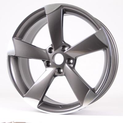 China 20 21 inch aluminum rims for audi 5 holes PCD 5x100 120 gunmetal car alloy wheels for sale