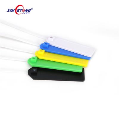 China Colorful ABS Nylon Cable Ties Wire Zip Ties Cable Mark Tags Nylon Power Marking nfc cable tie rfid tag UHF for sale