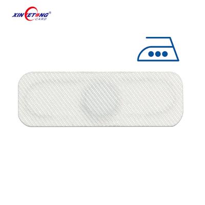 China 13.56mhz paper /pvc washable nfc rfid tag laundry rfid woven tag for sale