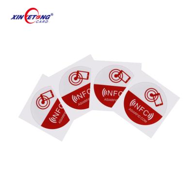 China Self Adhesive Passive NFC Anti-theft13.56MHZ RFID Sticker Tag/Label For Asset Management for sale