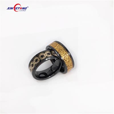 China ISO14443A 213 NFC Titanium Ceramic Ring for sale