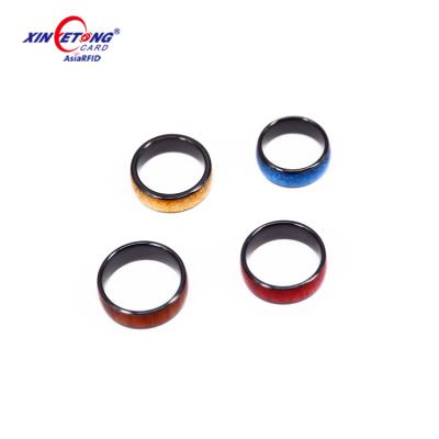 China Payment Custom Logo Printing Hot Sale 13.56MHZ NFC Ring For Access Control for sale