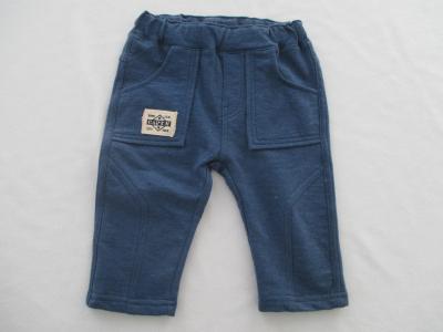 China Baumwollfranzösische Terry Baby Boy Dress Pants-Taschen-gefälschte Gabelung zu verkaufen