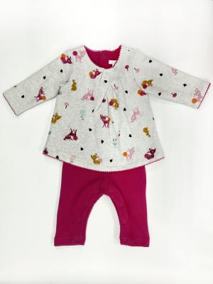 China Rundes Baby-füßiges Spielanzug-Baumwoll-Polyester des Kragen-260g für Winter zu verkaufen