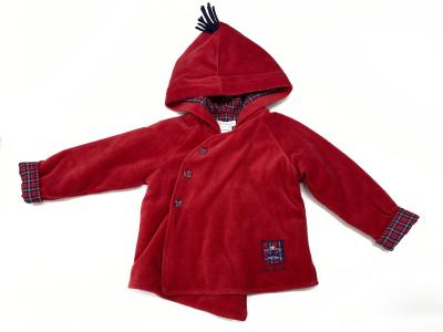 China Autumn Cute Baby Girl Jackets-Baumwolle steppte mit Kapuze zu verkaufen