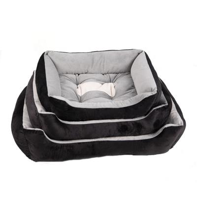 China Viable Multi-size Dog Bed Lounge Sofa Soft Luxury Foldable Pet Orthopedic Dog Bed for sale