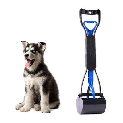 China Viable Ready To Board Long Handle Poop Scoop Shovel Pursues Trash Pick Up Folding Plastic Dog Pooper Scooper for sale