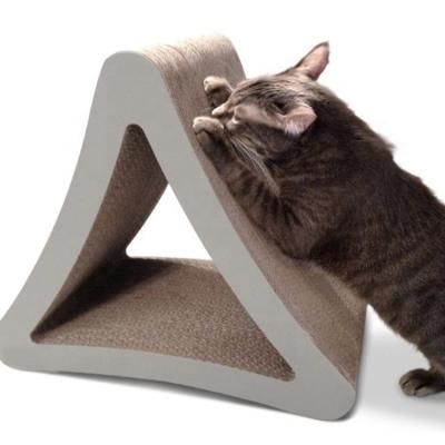 China Viable Pet Toys 3-Sided Cat Scratching Post Upright, Cat Scratcher Lounge For Protector Multiple Furniture for sale