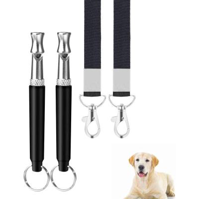 China Stocked Silver Stainless Steel Agility Dog Whistle Training , Whistle Dog Tracker for sale