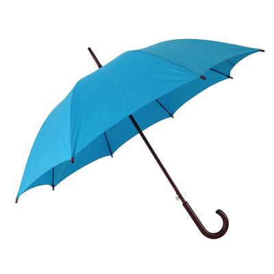 China All in 1 outdoor market cheap wooden straight umbrella promotion use wooden frame for sale