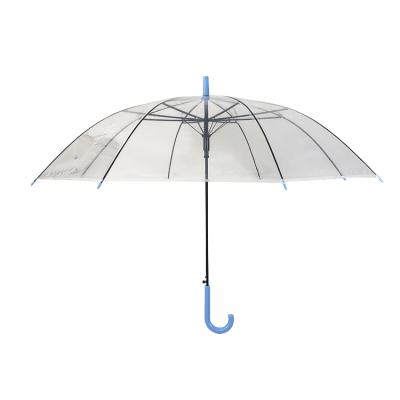 China All In 1 Eco Friendly Disposable Clear POE Customize Transparent Umbrellas Shangyu SongXia Factory for sale