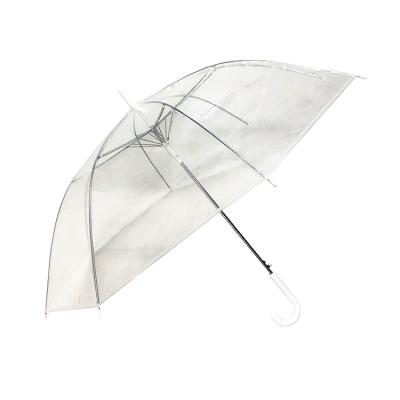 China All In 1 POE Cheap Umbrella Wholesale Cheapest Gift Clear Transparent Rain For Wedding for sale