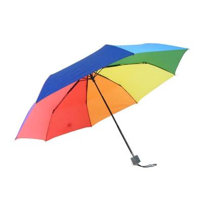 China 3 Colorful Beau Folding Lady's Umbrella for sale