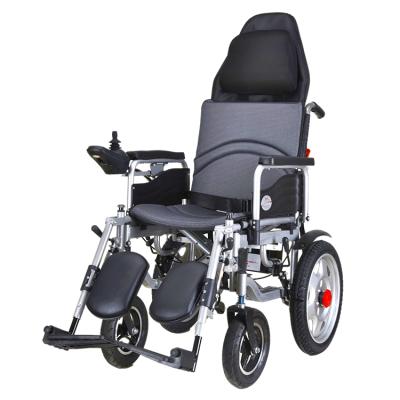 China Aluminum Portable Wide Seat Adult Electric Wheelchair Motorized Electric Aluminum for sale