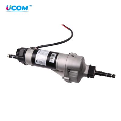 China Ucom 800W 24V DC Motors Electric Transaxle Motor Drive Shafts With Differential Gear Boxes For Moto Scooters LD02B-355-800W for sale