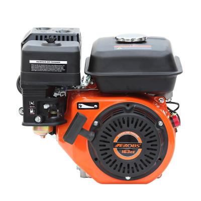 China BS160 5HP 5.5HP Air Cooled Horizontal Small Shaft OHV Gasoline / Gasoline Engine for sale