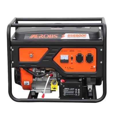 China BS6500 5kw 5kva 5000w Gasoline Electric Home Use Portable Gasoline Generator 0.6 zu verkaufen