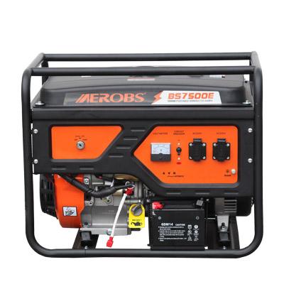 China BS7500 6kw 6000w 6kva14HP 4-Stroke Motor Recoil Start Mini Gasoline Generator For Home 1.1 zu verkaufen