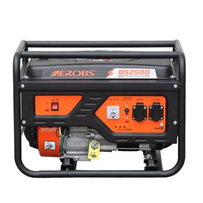 중국 650W 1000W 2500W 3000W 5000W 6500W 8500W Gasoline Generator Electric Generators Prices (BS2500) 0.6 판매용