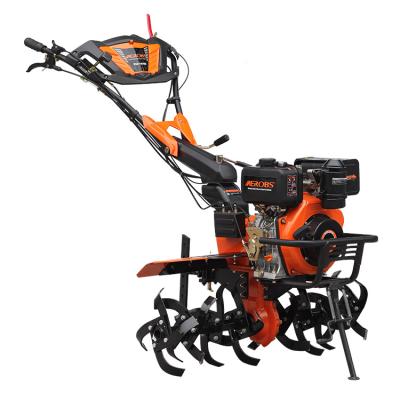 China High Efficient Farm Tillage BSD1350DE-II 9HP Mini Power Tiller Hand Rotary Mini Tiller Cultivator Tiller For for sale