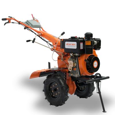 Κίνα Farms Aerobs BSD1350F 9HP 186FA Power Diesel Tiller Manual Start Rotary Tiller / Electric Start προς πώληση