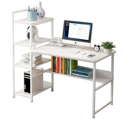 China (Size)Adjustable Modern Minimalist Office Home Bedroom Study Office Desk With Storage Board With Bookcase for sale