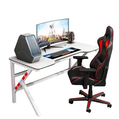 China Black Home Office Computer Gaming Desk Convertible Computer Desks Hot Selling Physical Channels Tabletop Computer Desk With Metal Frame for sale