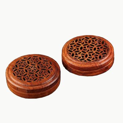 China Pure Middle East Handbook Supplies Indian Rosewood Crafts Aromatherapy Wooden Buddha Censer for sale