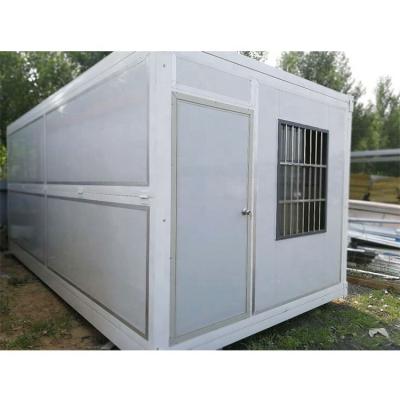 China Modern Pre Fab Movable Folding Container House For Temporary Container Ware House for sale