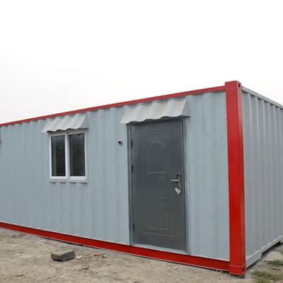 China Modern Prefab Container House / Storage Container Room With Toilet 20 Ft For Gas Station for sale