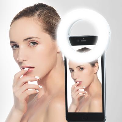 China ABS factory price universal flash led selfie ring light for mobile phone selfie for sale