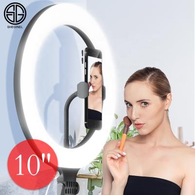 China Photogrphy Factory Supply LED Video Studio Selfie Ring Light with Tripod Stand Phone Circle Ring Fill Light for sale