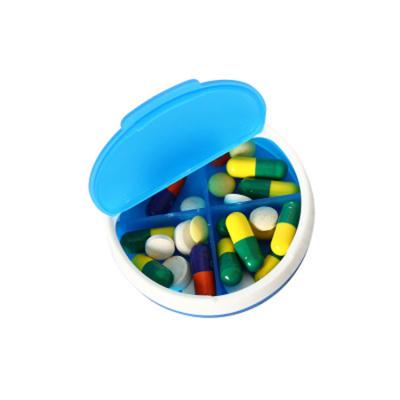 China Wheat Straw Environmental Protection Material Premium Small Pill Organizer Vitamin Box Pocket Pill Box for sale