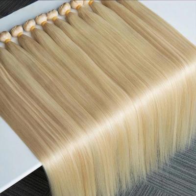 China Virgin Human Hair Bundles 8a 12a Remy Wholesale Indian From India Silky Straight 613 Human Hair Blonde Virgin Hair Bundles for sale